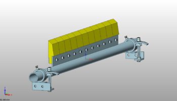 Zgarniacz Bębnowy z Elementami z Tworzywa Sztucznego