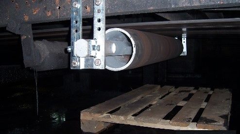 Krążnik korygujący bieg taśmy